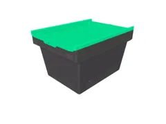 Herbruikbare containers HxLxB 240x410x300mm 18l PP-regeneraat groen