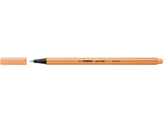 Fineliner STABILO point 88/25 fijn pastel oranje - 2