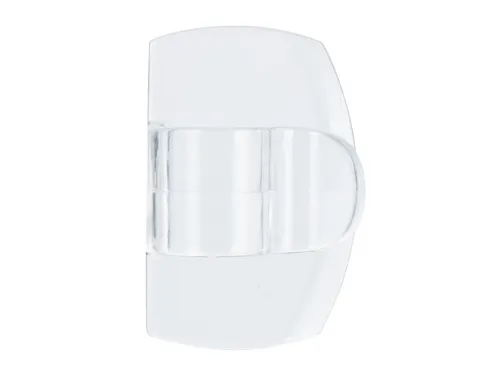 Kabelklem Command rond incl bevestigingsstrips transparant 4 stuks