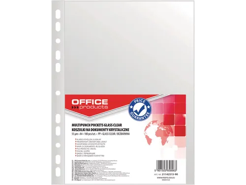 Office Products Showtas A4 55 micron glashelder 100 stuks