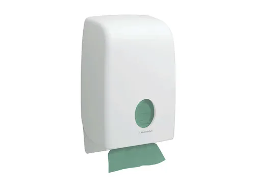 Hostess Nature handdoek Z-vouw 1-laags groen 23x25cm 20 pak