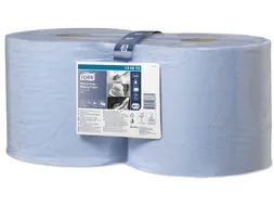 Tork Poetsrol 130072 Combirol W1 / W2 2-Laags Blauw