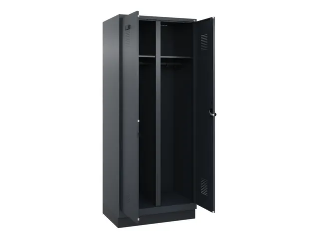 locker voor scheiding van kleding,HxBxD 1950x800x500mm,2vak