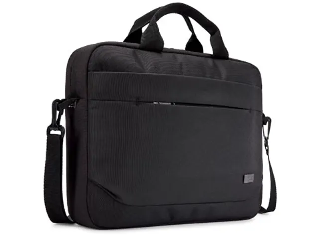 Advantage Laptoptas voor 14 inch laptop zwart polyester
