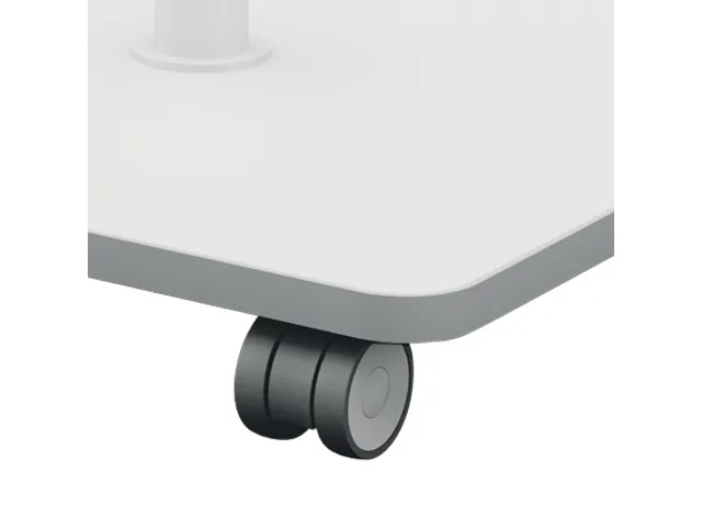 Nobo Move & Meet Mobiele Flipover 70x100cm staal grijs