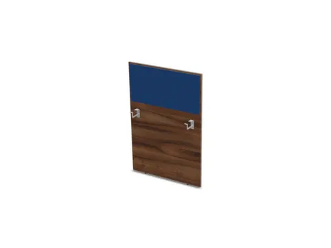 baliepaneel bureau aanbouw rechts NP-tiepolo nut BN6016-blauw 800mm