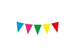 Party Flag PE Multi Colour