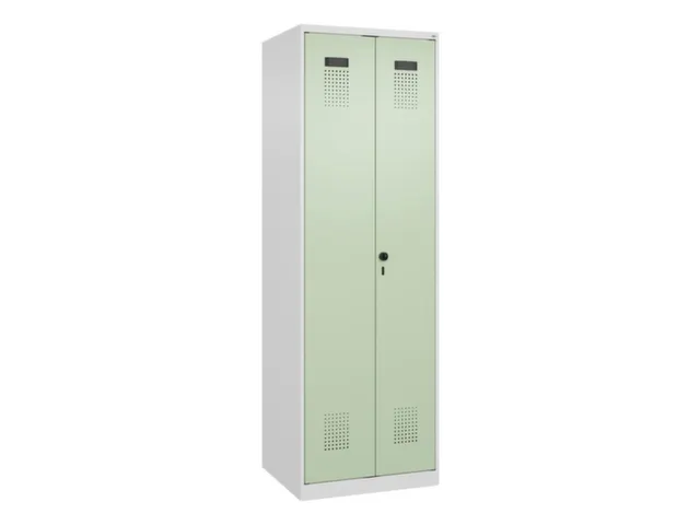 locker voor scheiding van kleding,HxBxD 1850x600x500mm,2vak