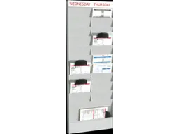 kantoorplanner,aanbouwmodule,20vakken,HxBxD 1263x477x46mm