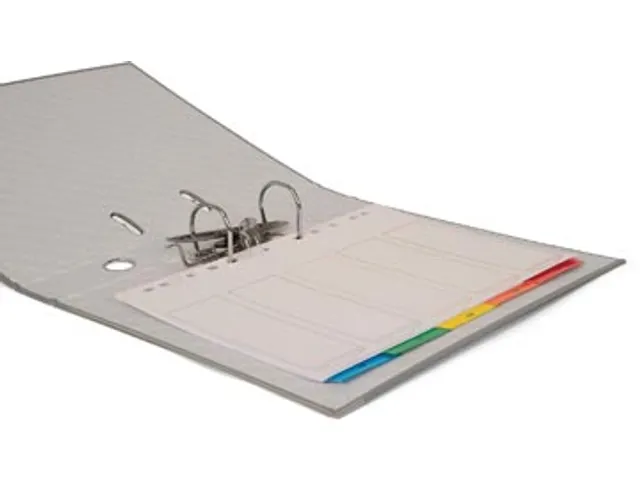 Tabblad karton A4 Assorti 5-delig 1-5 11-gaats