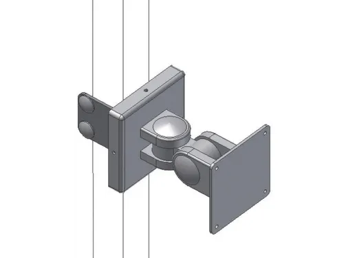 monitorarm,v. paktafel,HxBxD 105x100x125mm,m. VESA 75/100