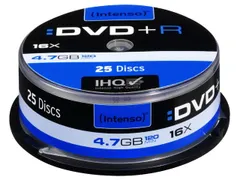 Intenso 4111154 DVD+R disc 4.7 GB 25 Stuks