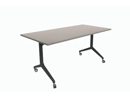Schaffenburg Klaptafel 120x80cm Blad Lichtgrijs 25mm Frame Zwart