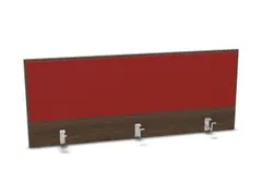 opzetpaneel bureau aanbouw achter NV bruin hickory BN4011-rood 1400mm