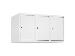 opzetkast,v. locker,3vak.,vak B 300mm,HxBxD 500x900x500mm,vleugeldeur