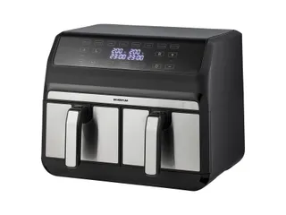 Airfryer Inventum 2x4l 1700w zwart rvs - 11
