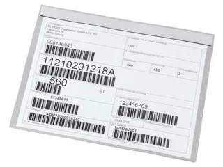 zichthoes,DIN A5,liggend,HxB 155x230mm,m. magneet,transparant - 1
