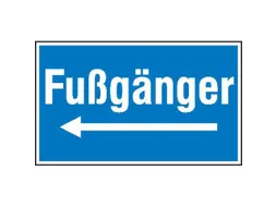 aanwijzingsbord,Voetgangers (met richtingspijl naar links),pijl links