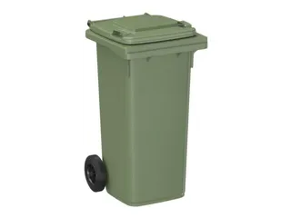 container,120l,HxBxD 933x500x550mm,deksel groen,romp HDPE groen - 1