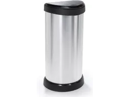 Push Bin Decobin 40 Liter Prullenbak 40 Liter Metallic