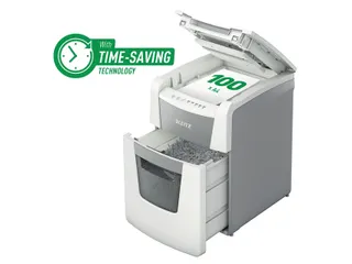 Papiervernietiger Leitz IQ Auto+ Small Office 100 P-5 snippers 2x15mm - 13