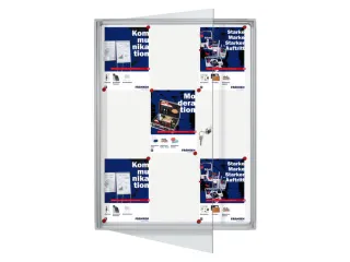 Vitrine Binnen 9xa4 Schrijfbord Hxbxd 730x980x35mm - 1