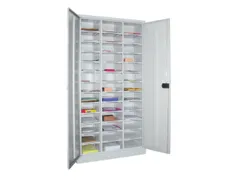 Postsorteerkast 1950x1000x400mm 3x13 Vakken 2 Deuren Cilinderslot