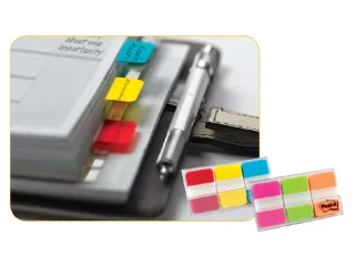 Indextabs Post-it 686RYB 25.4x38.1mm strong blauw, rood, geel 66 tabs - 3