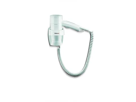 Wandhaardroger Wit Met Spiraalsnoer, Premium 1200