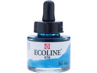 Ecoline waterverf flacon 30ml hemelsblauw(cyaan)