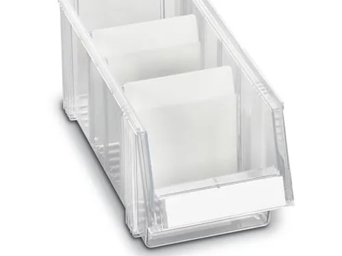 Dwarsverdelers Voor Transparante Zichtbakken Hxb 156x186mm Plaatstaal