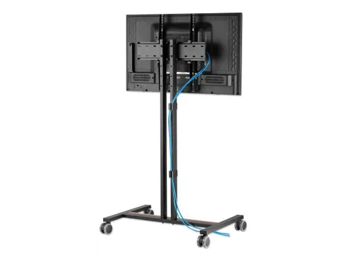 Trolley voor TV’s en monitoren, voor schermen 34 inch–55 inch, VES