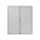 EuroTambour roldeurkast lichtgrijs 3 legborden 133x120x43cm