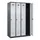 locker voor scheiding van kleding,HxBxD 1850x1200x500mm,4vak