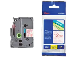 Labeltape Brother P-touch TZe-232 standaard 12mm rood op wit