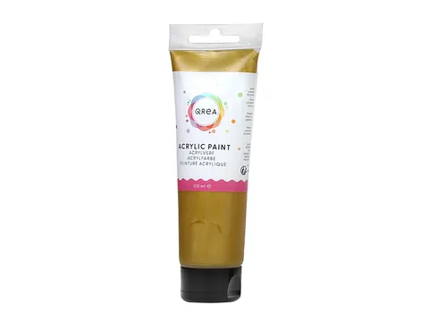 Acrylverf Qrea 120 ml goud