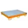 stellingopvangbak,opvangvol. 240l,HxBxD 250x1750x1300mm,m. rooster
