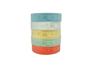 Garderobebonnen Combicraft nummering 1 t/m 500 blauw 500 stuks - 4