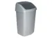 Afvalbak Curver Swing 50 liter zilver