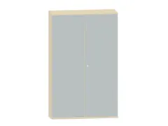 Kantoorkast 1920x1200x430mm Decor Romp Esdoorn Decor Front Lichtgrijs