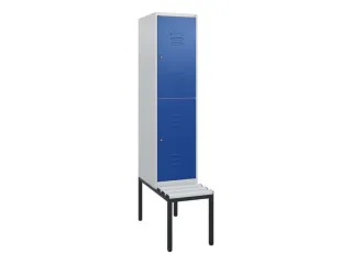 Dubbeldekse dekenkist,HxBxD 1950x400x815mm,1x2vak.,vak B 400mm - 1