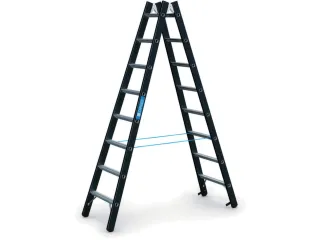 Zwaarlastladder Aluminium Boom L 2 34M 2X 8Sporten - 2