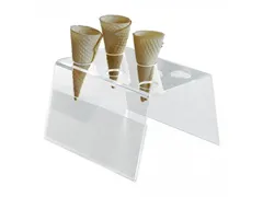 Emga IJshoornstandaard voor 6 ijsjes, plastic met display