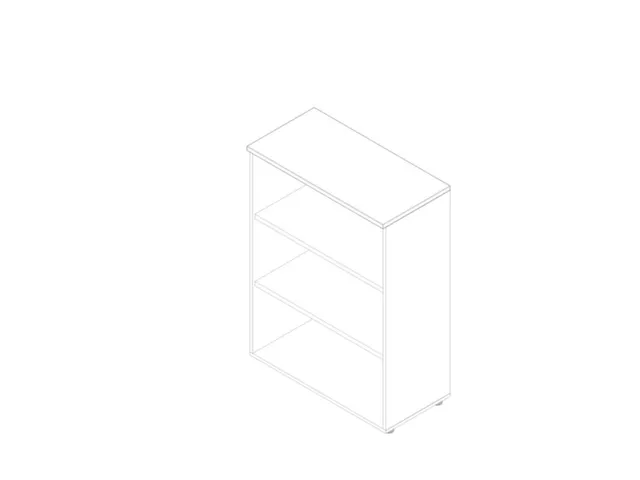 kantoorstelling,HxBxD 1232x900x450mm,2xhouten vloer,3ordnerhoogtes