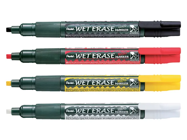 Viltstift Pentel SMW26 krijtmarker zwart 1.5-4mm