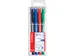 Fineliner Stabilo Sensor assorti 0.3mm etui à 4 stuks