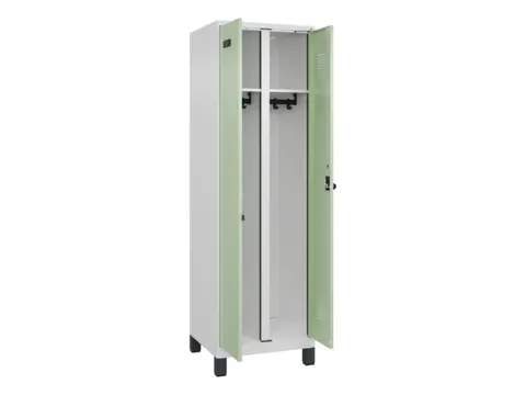 locker voor scheiding van kleding,HxBxD 1950x600x500mm,2vak
