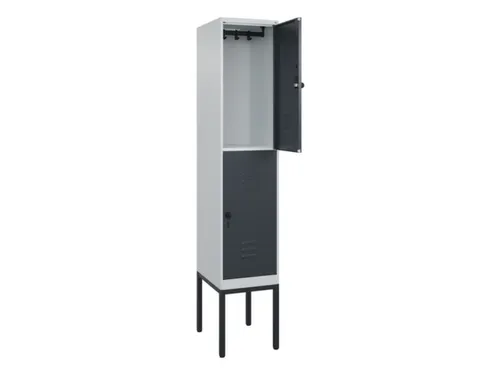 dubbeldekse locker,HxBxD 2120x400x500mm,1x2vak.,vak B 400mm