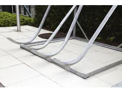 range vélos semi-vertical L 1750mm 5emplacements de réglage