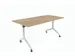 Table pliante Schaffenburg 180x80cm Honey Castello 25mm blanc